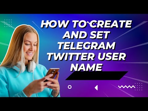 কি করে telegram twitter username set করবেন? #airdrop #telegram #twitter #create_account