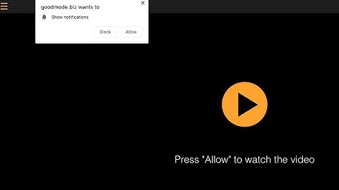 Goodmode.biz web push notifications (removal guide).