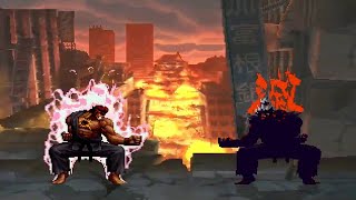 Mugen - Street Fighter - Evil Ryu vs. Shin Akuma