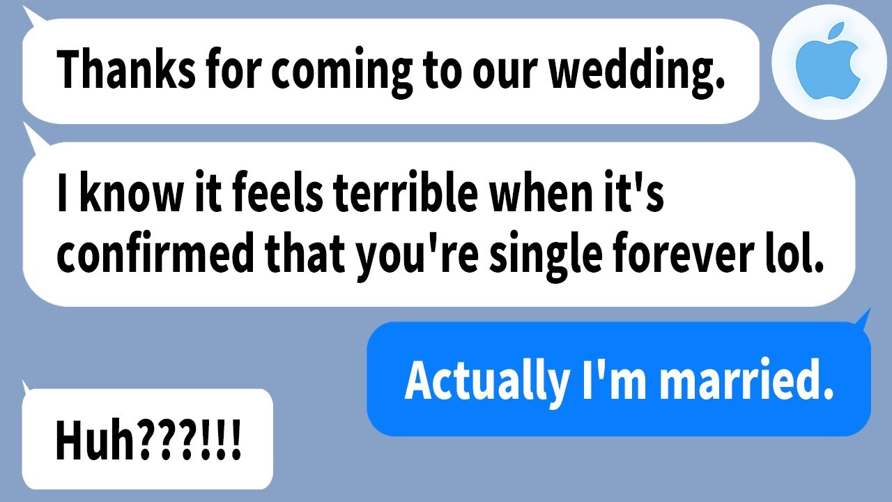 【Apple】My pretty big sister stole my fiancée and invited me to their wedding but as I attended...lol