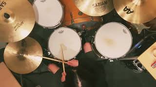 postrock drums with crispy snare and hi hat