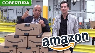 Desde el nuevo centro de distribución de Amazon en México