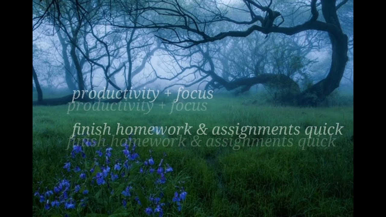 Homework/ Productivity Subliminal: Finish Work Quickly & Well-Memory, Writing Skills, Grades, Exams