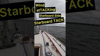 Who GIVES WAY #sailboating #boatlife #sailboat #stand on #giveway  #rules of the road