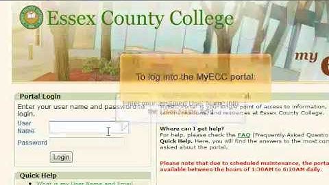 MyECC for Students (short tutorial)