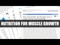 Nutrition for Muscle Hypertrophy | Maximizing Muscle Growth