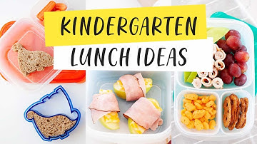 3 Healthy & FUN Kindergarten Lunch Ideas