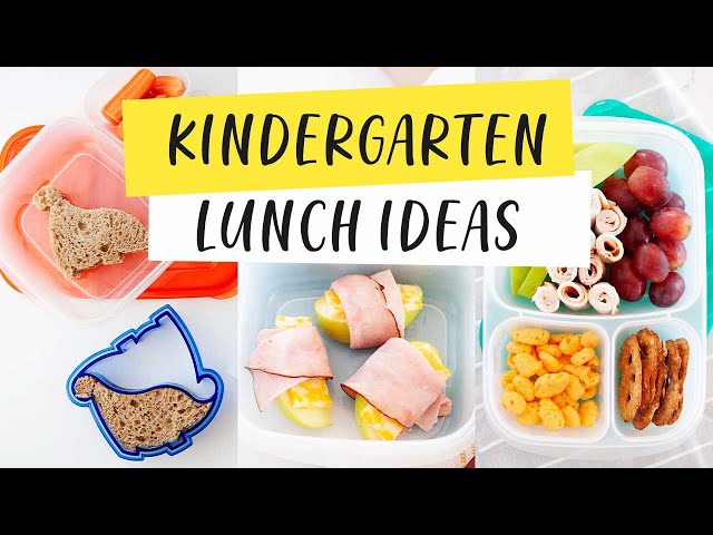 Healthy Preschool and Kindergarten Lunch Ideas