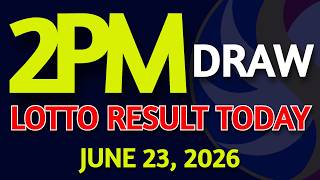 2pm Lotto Result Today June 23, 2026 Swertres Ez2 PCSO