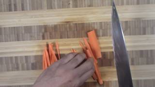 Kitchen Science Episode 2: Slicing and Dicing Carrots.