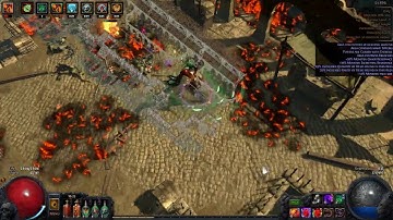 Path of Exile - T10 Quay on a 3-Link, Blade Vortex Berserker