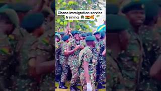 Ghana immigration service training #ghanaarmedforces #immigrationservices #security