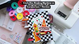 Cinch Disc Binding Machine vs Original Cinch | Full Comparison + Review