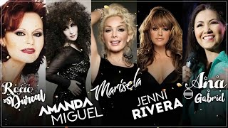 Ana Gabriel, Rocío Dúrcal, Amanda Miguel, Marisela Y Jenni Rivera EXITOS Mix Sus Mejores Canciones