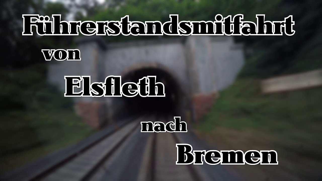 Führerstandsmitfahrt | Elsfleth - Bremen Hauptbahnhof | RS4 | Baureihe 440
