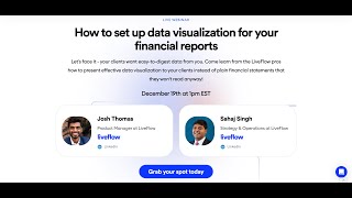 Webinar: How to Set-Up Data Visualization for your Financial Reports