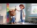 Baby Bear Doctor Checkup | Healthy Habit Song for Kids | Fun Health Learning Nursery Rhyme