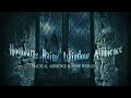 Hogwarts Rainy Window Ambience Harry Potter ASMR | Sleep Study White Noise