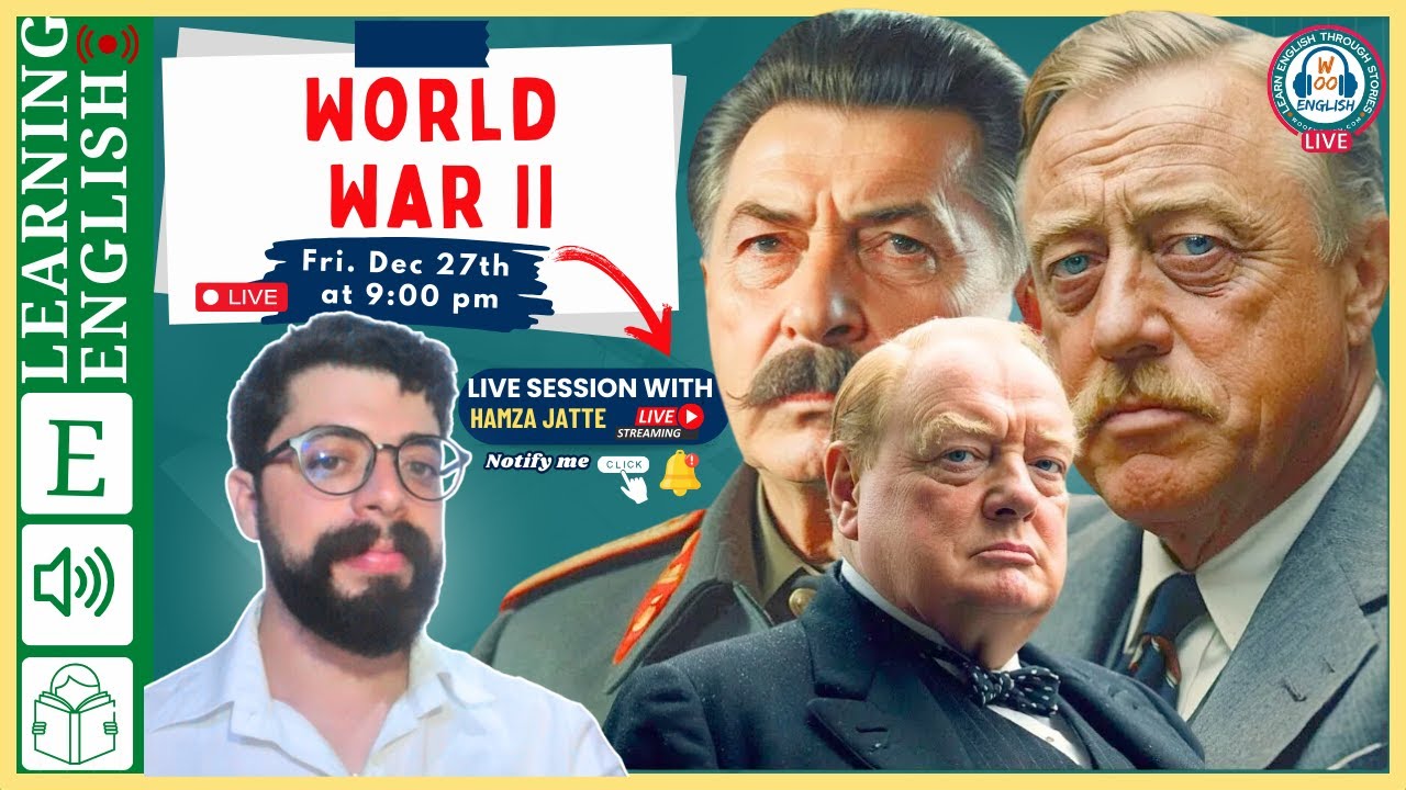 Learn English Through Listening🔥 | LIVE PRACTICE | World War II - YouTube