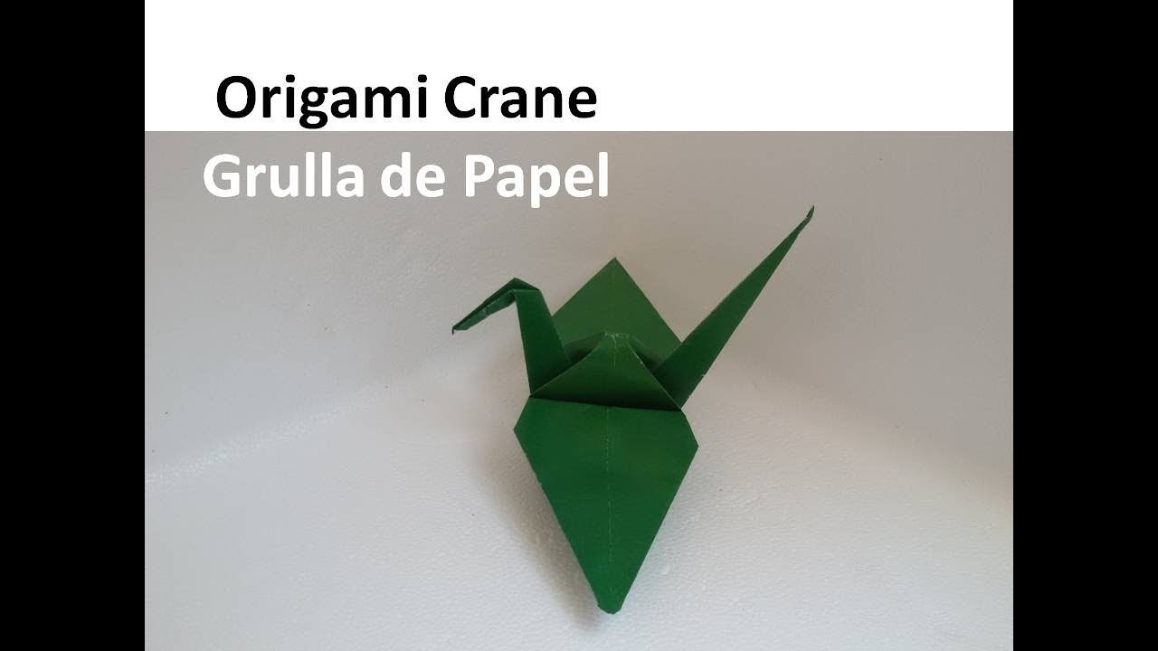Origami Crane Papercrafts Grulla De Papel Manualidades Papiroflexia