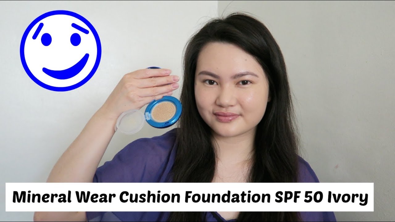 Physicians Formula Mineral Wear Cushion Foundation SPF 50 Ivory Review + Demo | Tracey Violet
