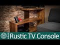 Comment fabriquer un meuble tv rustique  projet en bois de rcupration