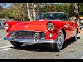 1955 Ford Thunderbird test drive at Laguna Classic Cars