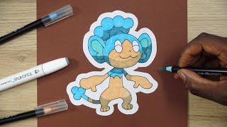 How To Draw PANPOUR | Pokémon | Step By Step Tutorial | DeMoose Art How To Draw PANPOUR | Pokémon | Step By Step Tutorial | DeMoose Art