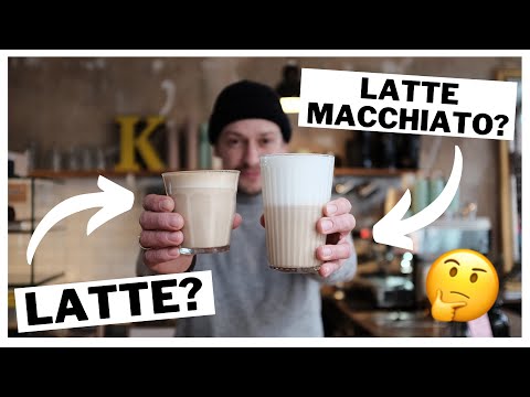 Video: Unterschied Zwischen Latte Und Macchiato