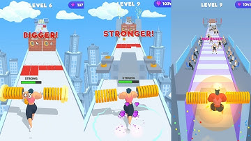 Weight Runner 3D 🏋💪🏋 All Levels Gameplay Walkthrough - Tutorial (iOS,Android) Levels 6-10