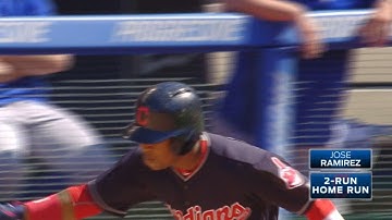 Ramirez gives Tribe lead on two-run dinger