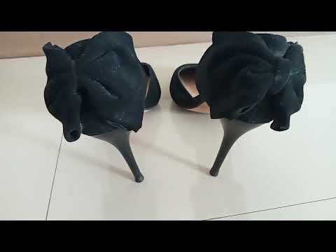 Her handmade shoes from Korea