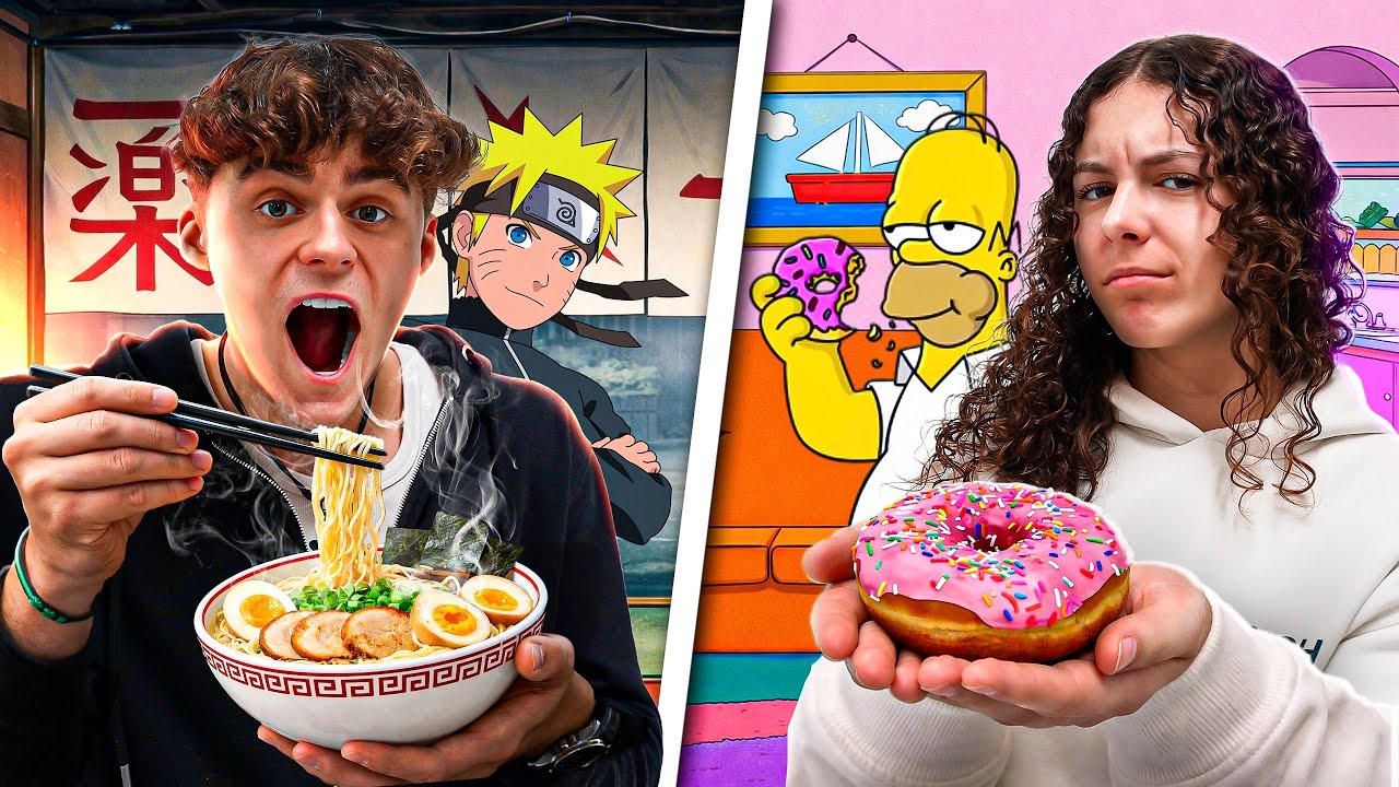 ON REPRODUIT DES RECETTES DE DESSINS ANIMÉS ?! (Retour en enfance avec ma sœur)