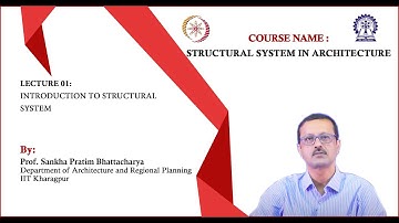 Lecture 01: Introduction to Structural System