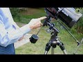 Assembling and polar aligning a simple equatorial mount