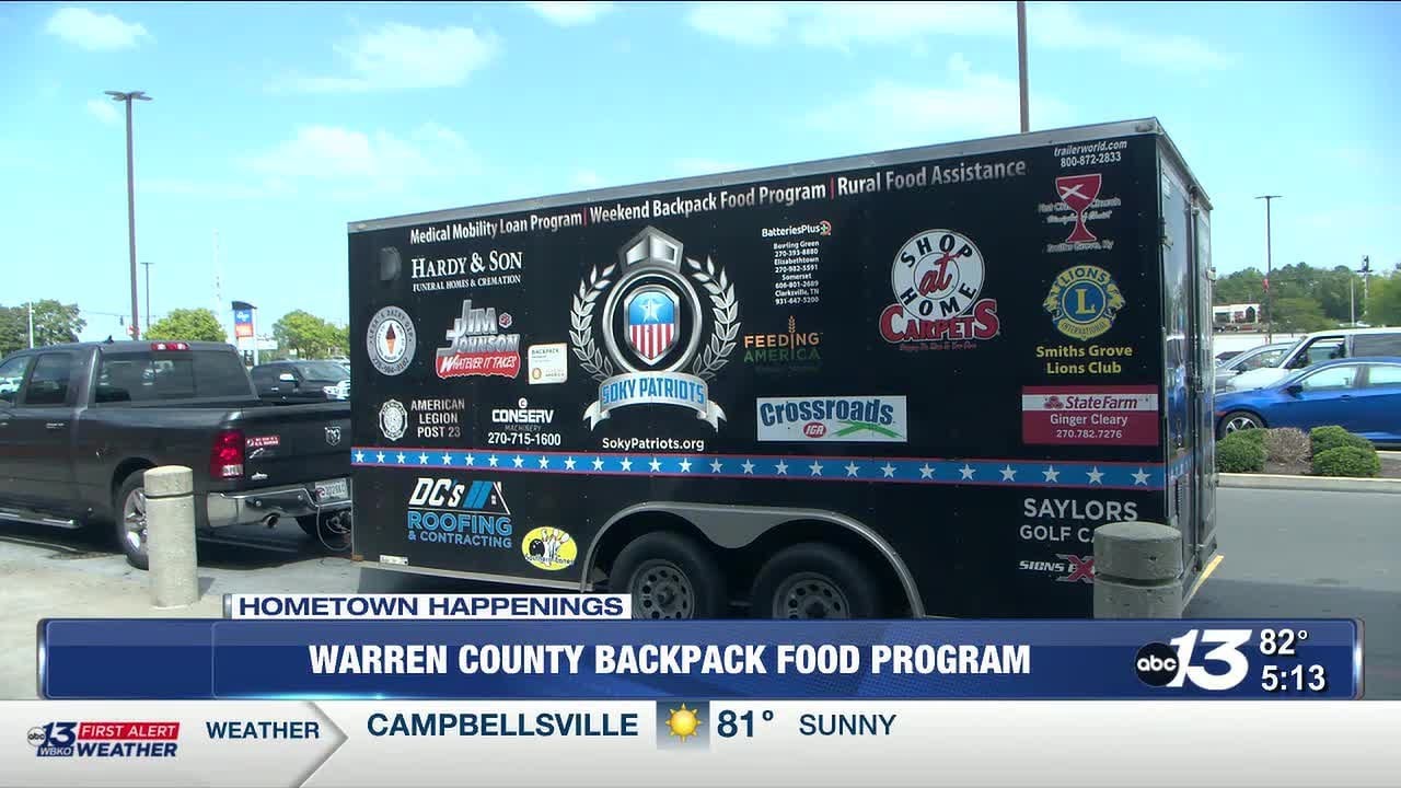 SOKY Patriots Inc. helping fight hunger in Warren County through backpack program