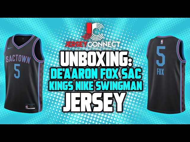 New De'Aaron Fox Sacramento Kings Nike City Edition Swingman