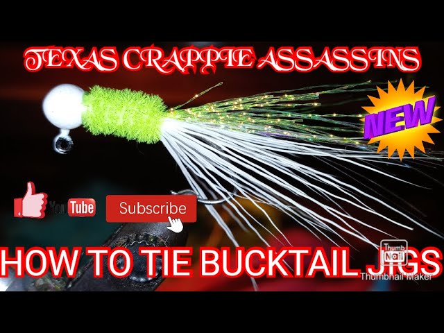 How to Tie Your Own CRAPPIE FISHING JIGS Quick and Easy! 