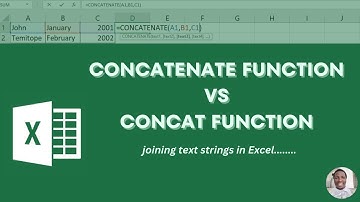 CONCATENATE vs CONCAT FUNCTION || How to join/combine text strings in Excel