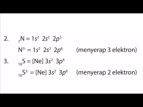 Video: Apakah konfigurasi elektron bagi ion sulfur S - 2?