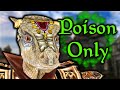 Can you beat morrowind with only poison damage