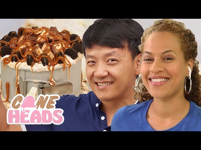 How to Make an Ice Cream Cake with How to Cake It and Mike Chen | Coneheads | First We Feast