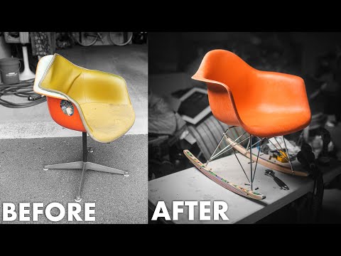 Eames Shell Rocking Chair Restoration!