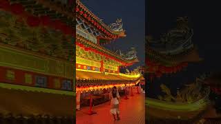 Best time to visit at 6pm to experience daylight & sunset views .The temple lights are off at 8 PM