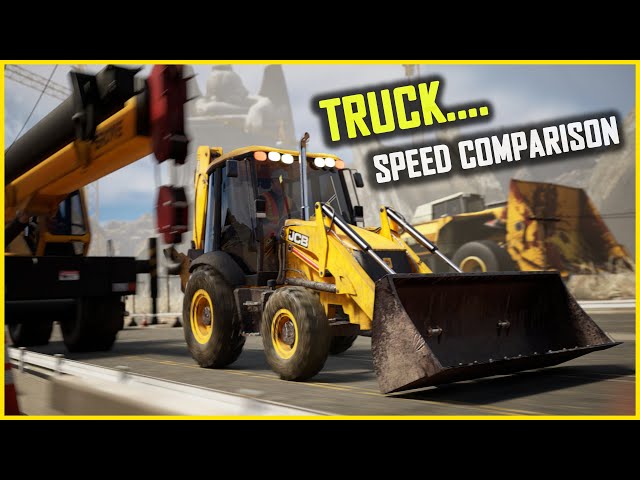 Heavy Vehicle speed comparison | Speed comparison class=