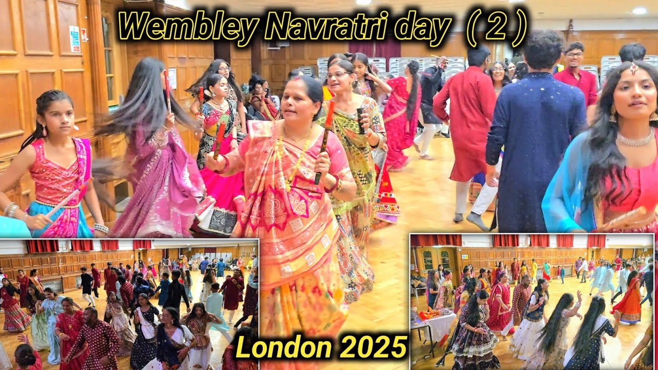 Wembley Navratri day 2 || @tiyanshfamily #garba #Navratri #vlogs #garbanight #ganeshfestival 