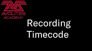Recording Timecode