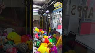 My Plush bus claw machine on location #arcadegame #clawmachine #arcade #youtubeshorts #shorts #fyp