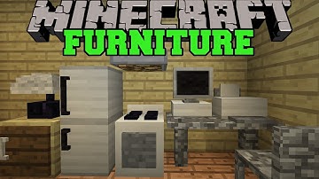 Minecraft Furniture! Vanilla Minecraft! Ep. 1 Command Blockz!