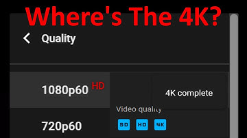 4K Processing Complete, but only playing in 1080p - How to fix Youtube